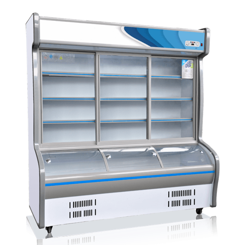 Shallow Bottom Slightly Frozen Display Chiller
